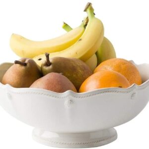 Ceramic Fruit Bowl 28cm (White)