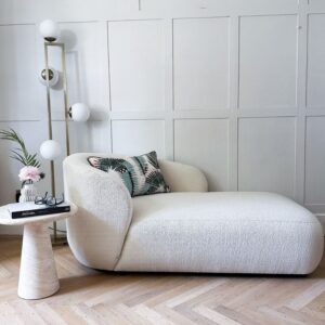 Chaise Longue (Cream Boucle)