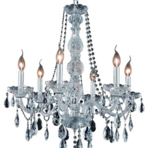 Crystal Chandelier 6-Light (Chrome)
