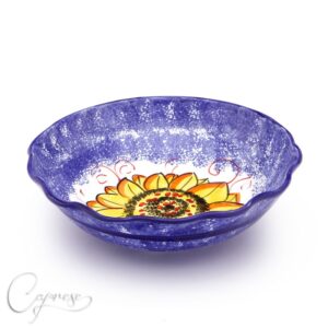 Decorative Ceramic Bowl 25cm (Blue)