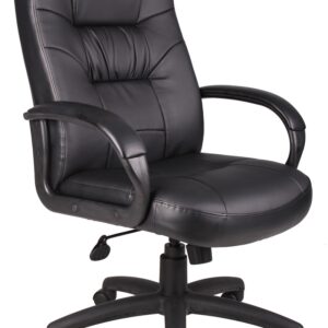 Executive Leather Office Chair (Black)