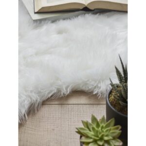 Faux Sheepskin Rug 60x90cm (White)