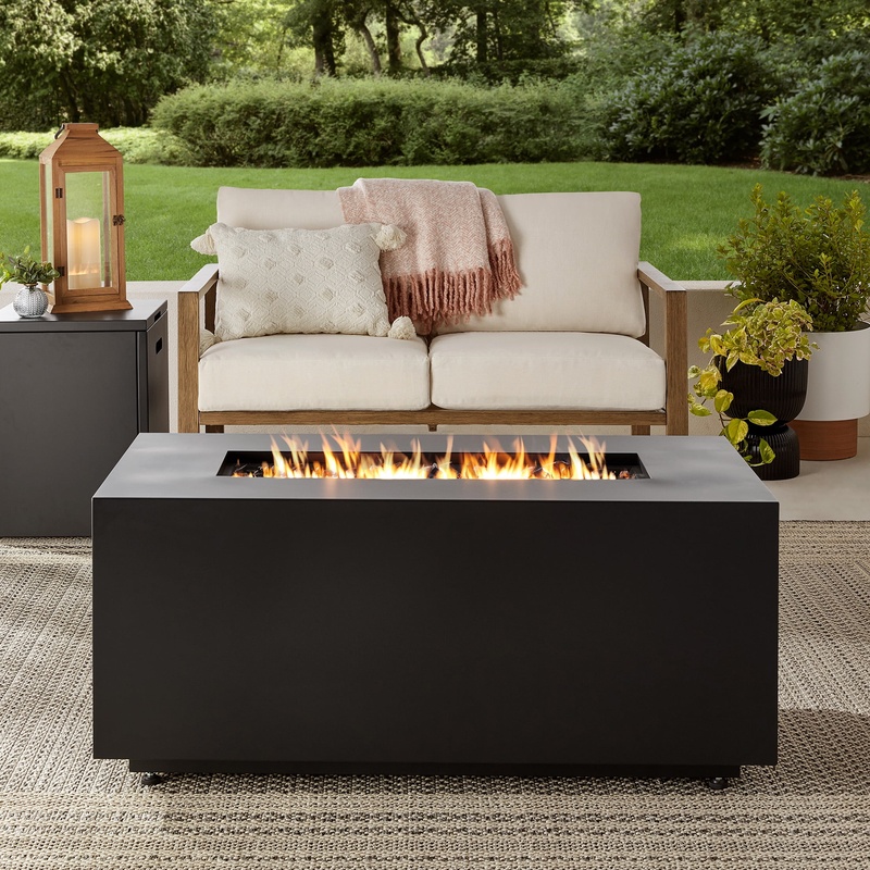 Fire Pit Table (Black Steel)