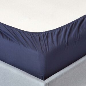 Fitted Sheet Double (Navy Blue)