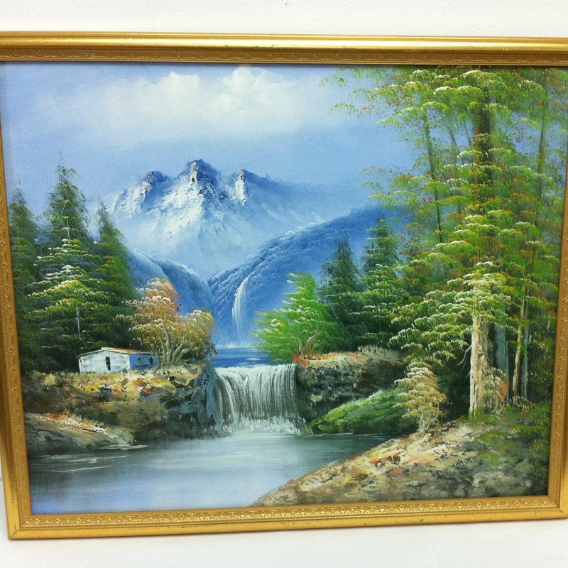 Framed Oil Painting 100x80cm (Landscape)