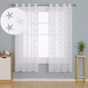 Linen Look Curtains 140x180cm Pair (White)