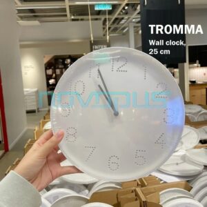 Minimalist Wall Clock 25cm (White)