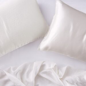 Pillowcase Pair (White Linen)