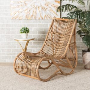 Rattan Lounge Chair (Natural)