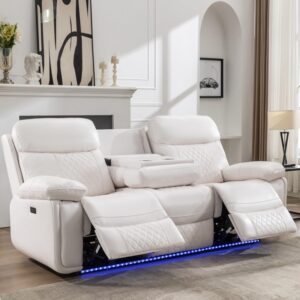 Recliner Sofa 3-Seater Electric